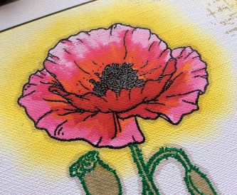 A Remembrance Day Tribute - Bee Crafty Poppy Appeal Stamp