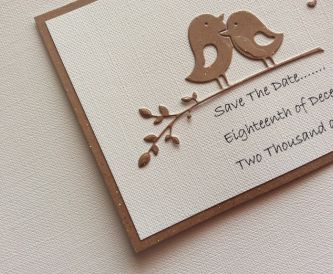 Hand-Crafted Wedding Stationery - Save the Date Ideas