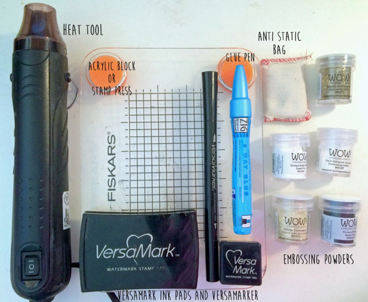 How To Heat Emboss Using Embossing Powder