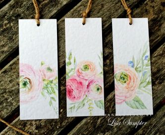 Pretty Watercolour Cards and Gift Tags with Clipart