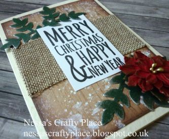 A Rustic Style Country Christmas Card Tutorial