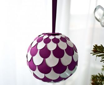 Woven Paper Bauble Tutorial