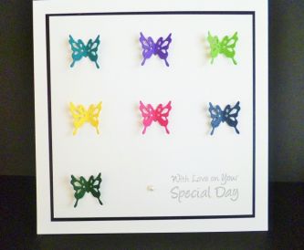 Handmade Card Ideas - Paper Butterflies everywhere…...