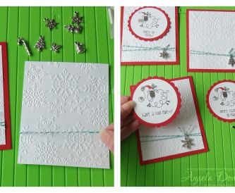 Easy Christmas Cards - Batch Making How-To