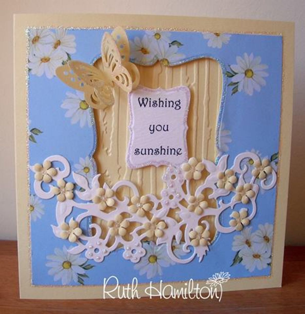 Sunshine Handmade Card  Ruth  Hamilton