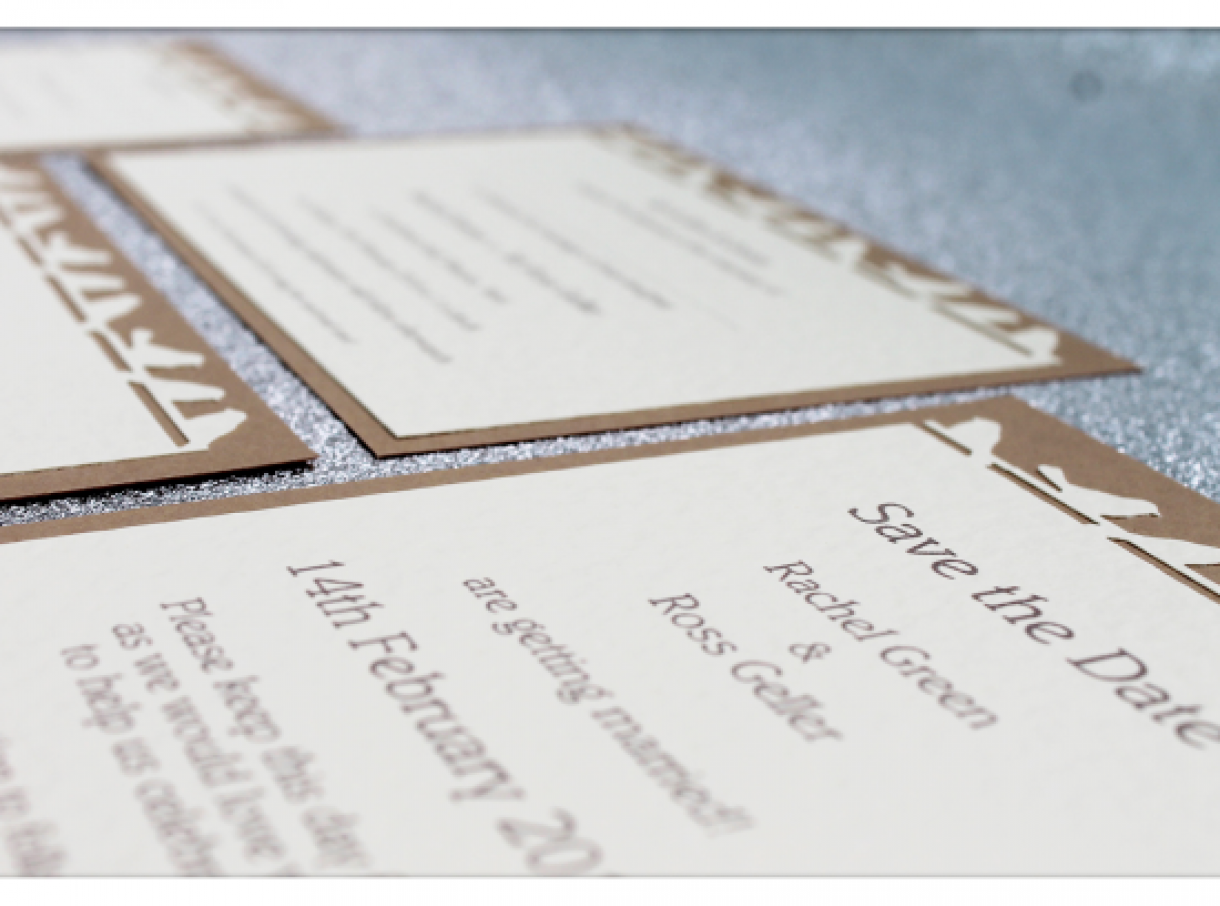 Layered Wedding Invitation