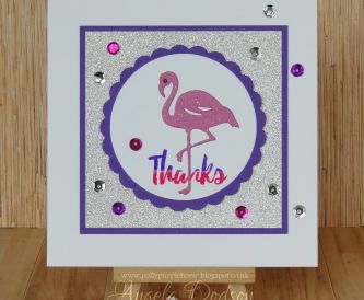 Card Making Tutorial - Make this fun thank you card yourself!
