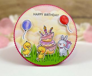 Birthday Shaped Critter Card
