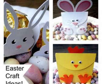 Easter Crafts Ideas - bunnies, chicks and crafts to keep the kids occupied!