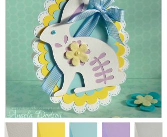 Easter Colour Palette Easter Bunny Card