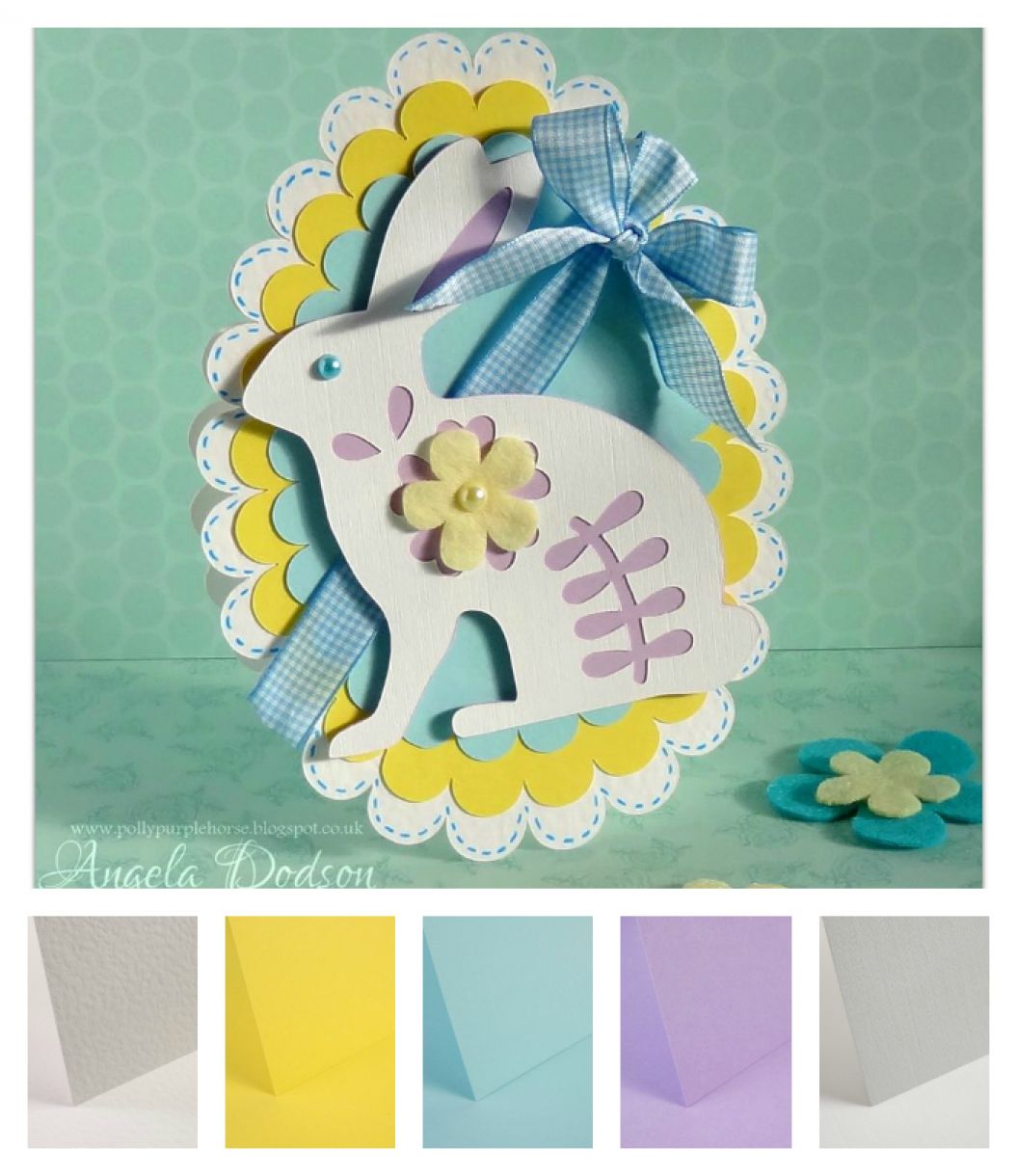 Easter Colour Palette Easter Bunny Card