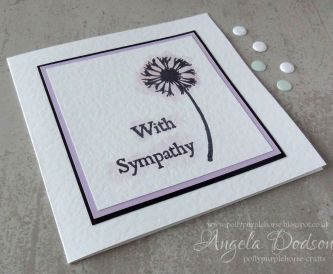 A Simple Technique for Stamped Sympathy Cards