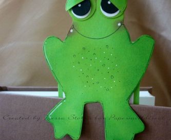 Free Bookmark Printable For Kids Frog On Top1