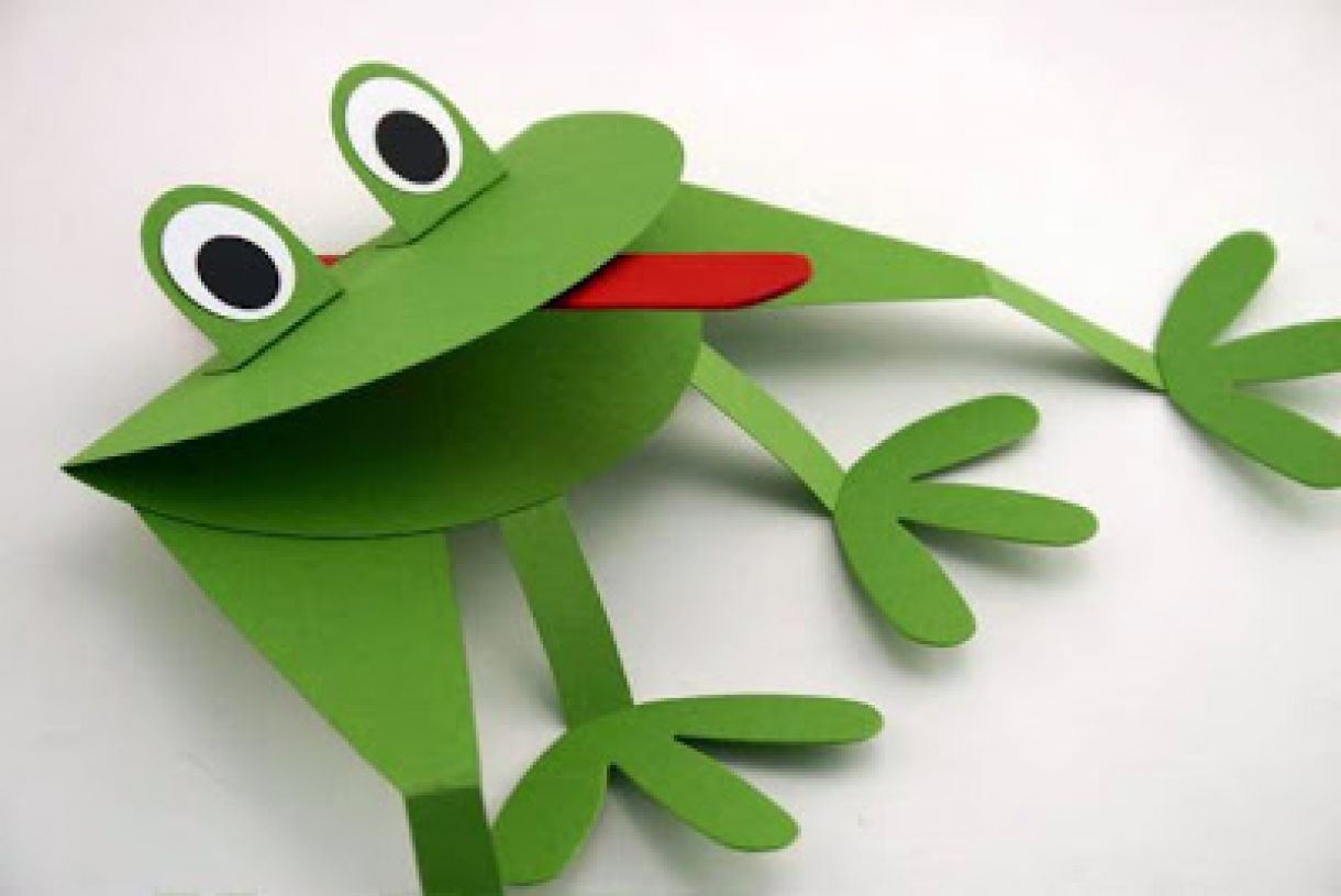 Frog Springy Puppet