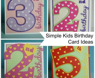 Project - Simple Kids Age Cards