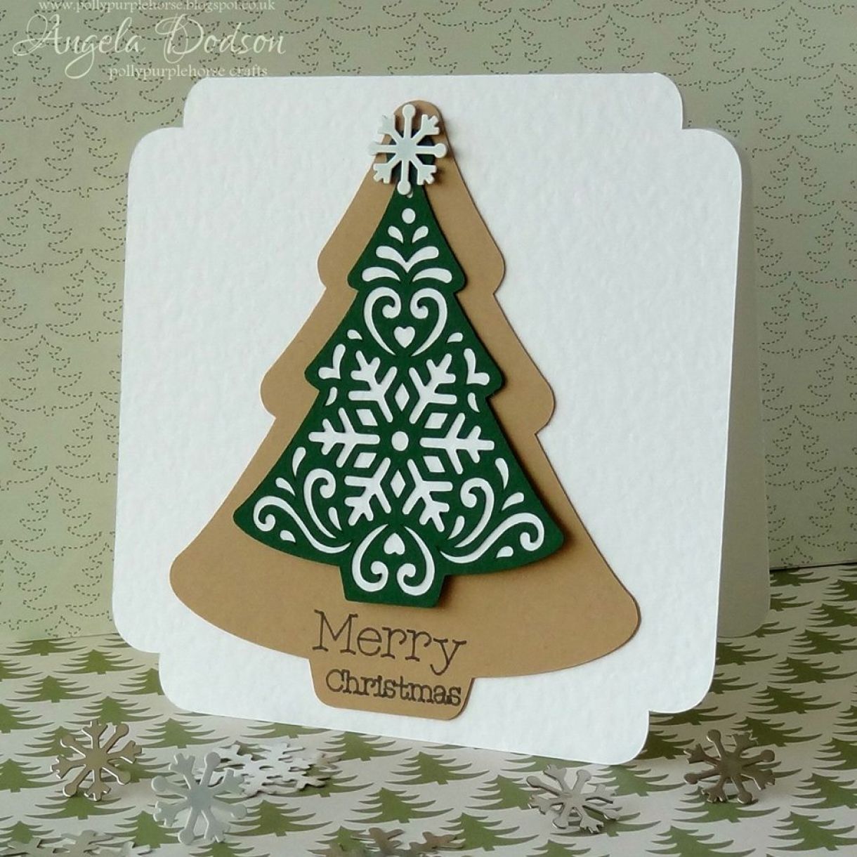 Hanging Christmas Tree Card 3