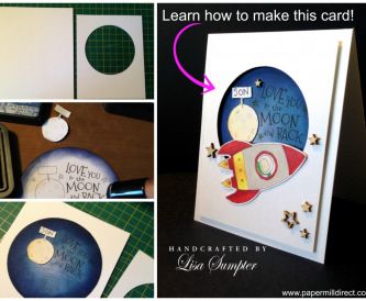 Papercraft Tutorial - How to Make a Clean and Simple (CAS) Card for a Child