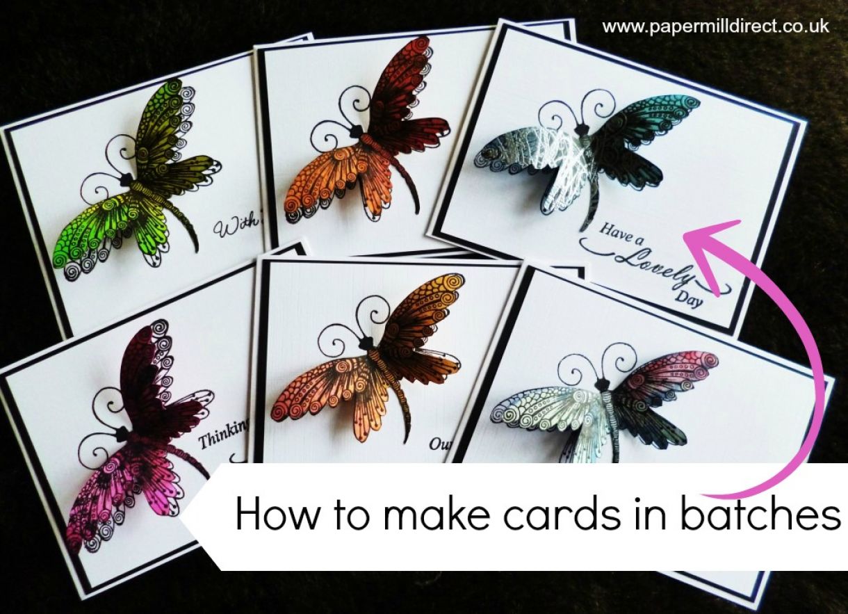 How To Make Cards In Batches