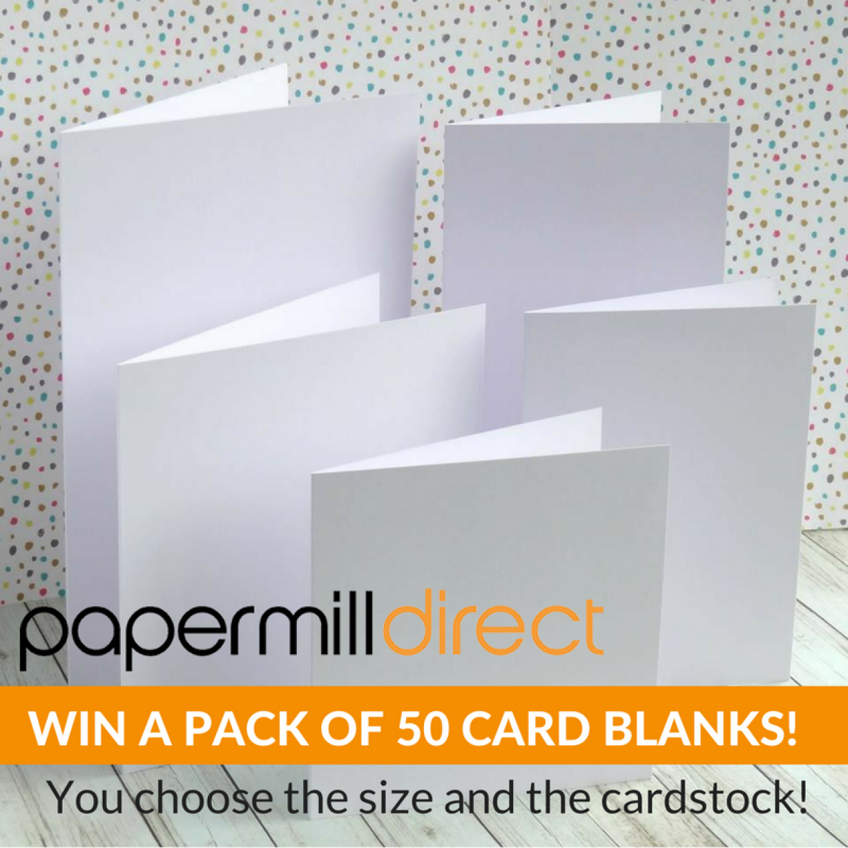 Win A Pack Of 50 Card Blanks
