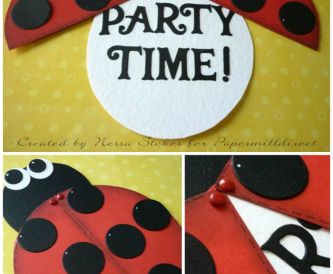 Ladybird Invitation Idea for a Kids Party