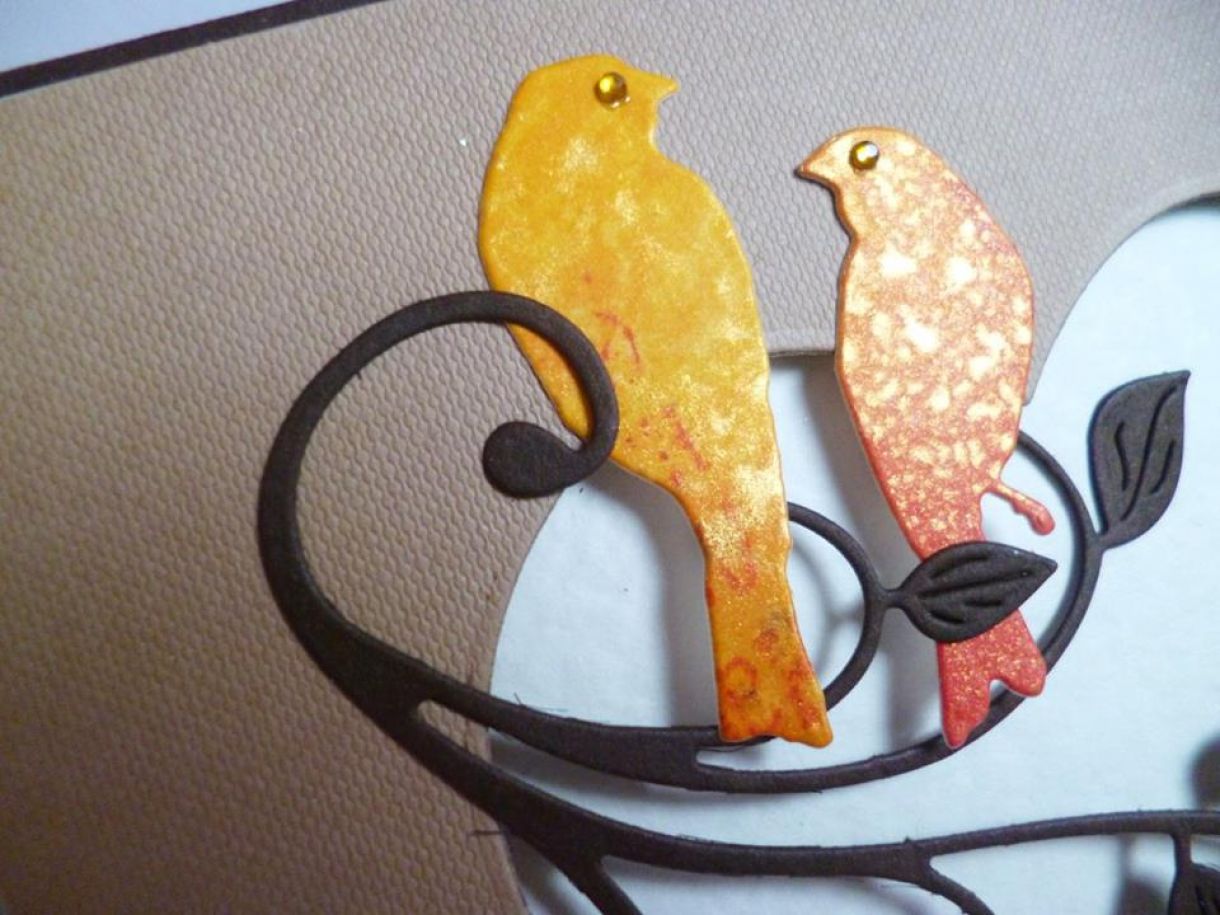 Little Bird Handmade Valentines Day Card