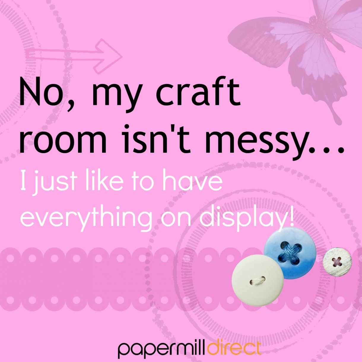 Messy Craft Room