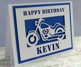 How to make a simple papercut style card using your Cricut Explore