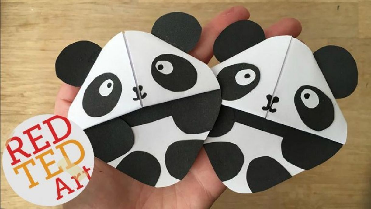 Panda Corner Bookmark Tutorial