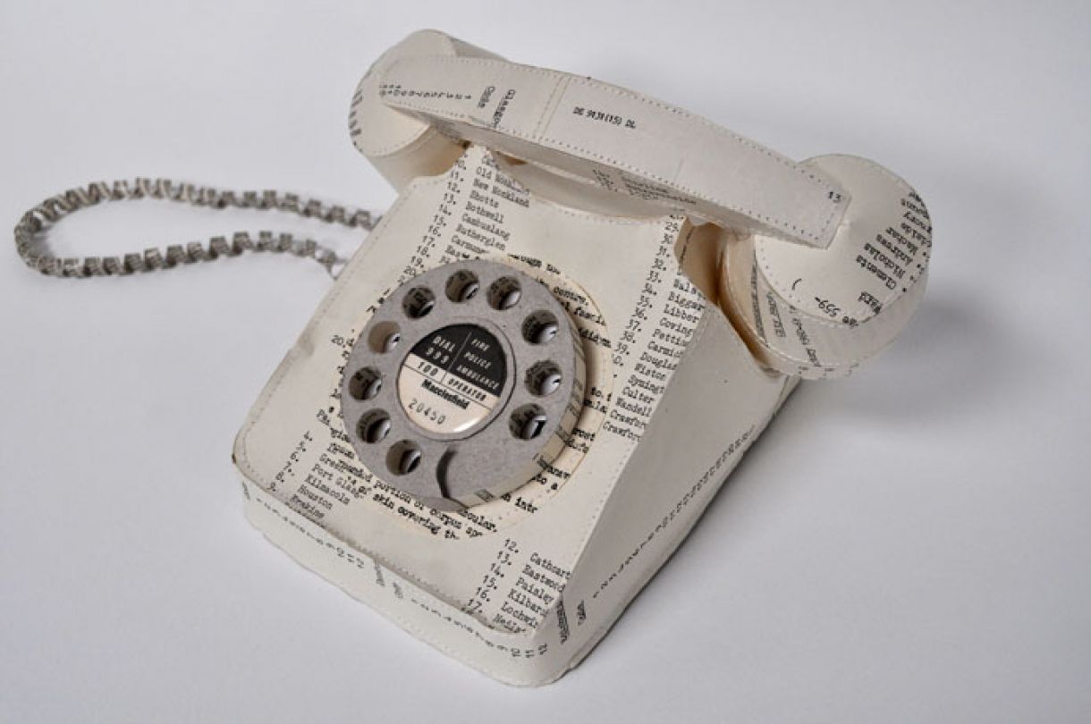 Paper Art Telephone