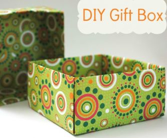 Paper gift bag and box tutorials
