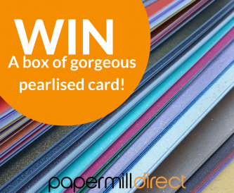 Win a box of pearlised card worth £22
