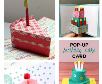 Pop Up Birthday Cake Card Tutorials