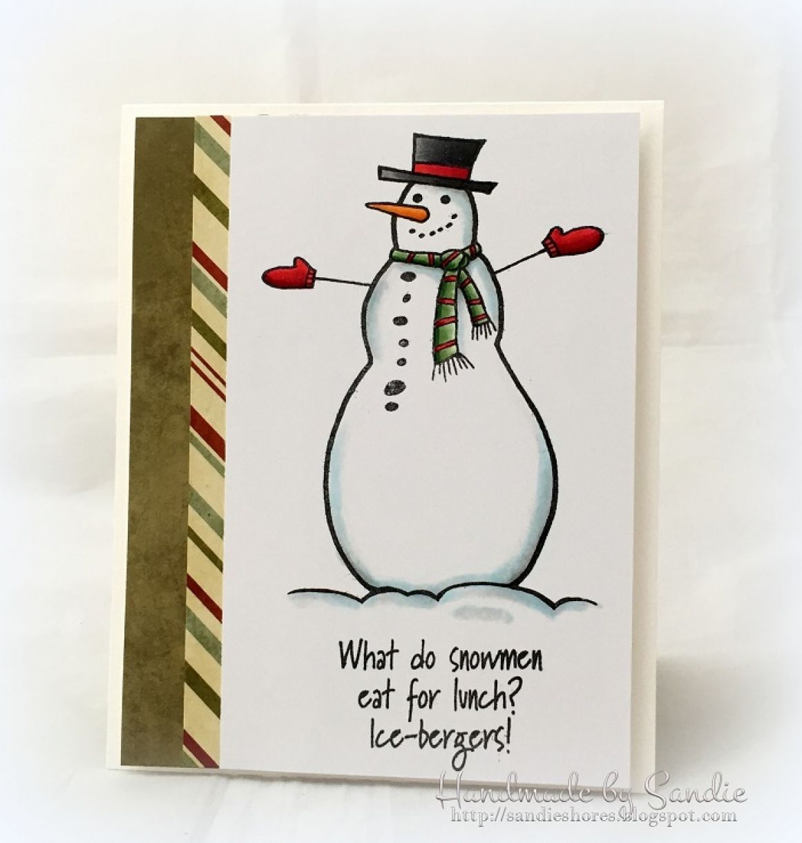 woodware funny snowman clear stamp