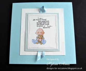 Handmade New Baby Card Idea