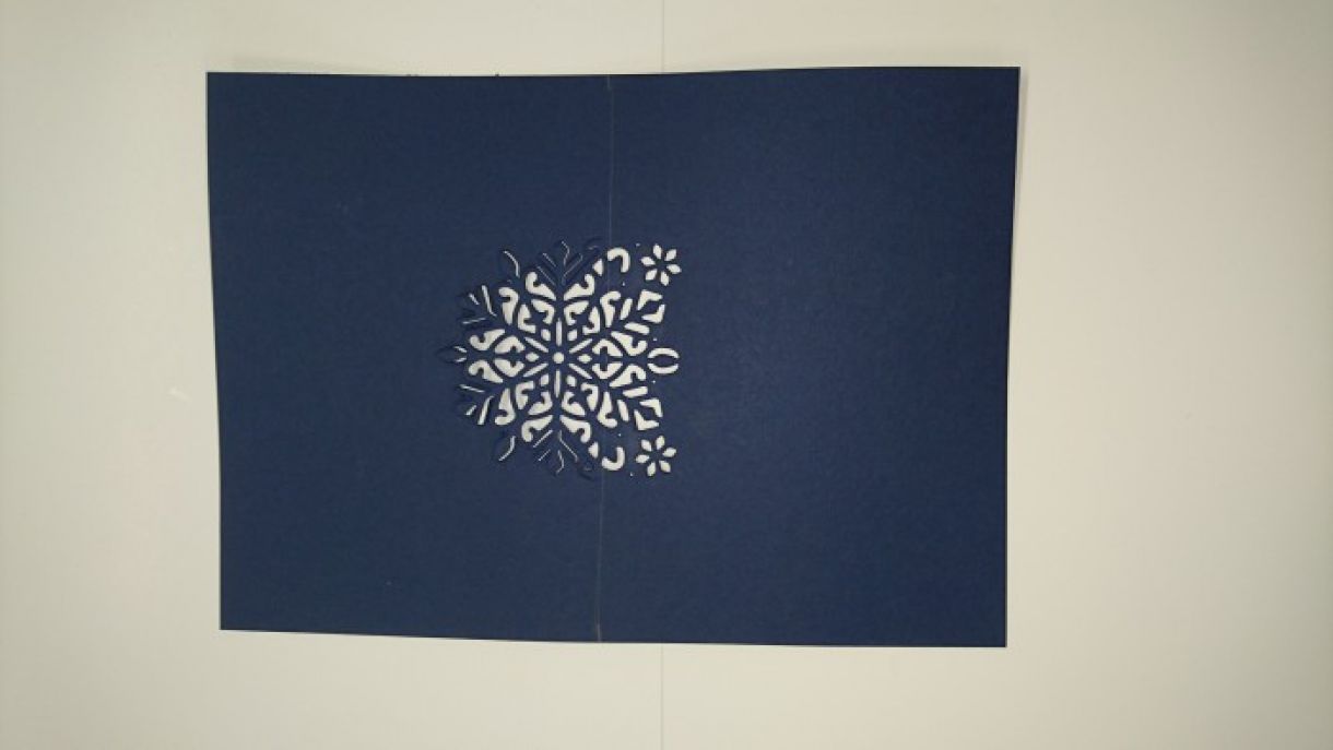 Snowflake Christmas Card 4