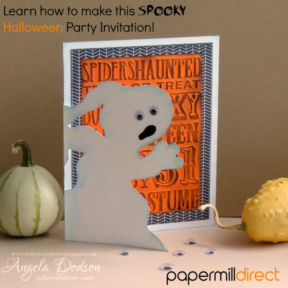 Spooky Halloween Card Party Invitation
