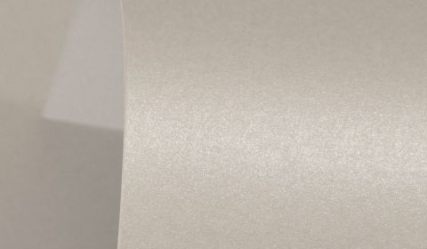Mercury Silver Pure Pearl Single Sided Card 300gsm