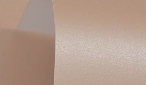 Bisque Brown Pure Pearl Single Sided Card 300gsm