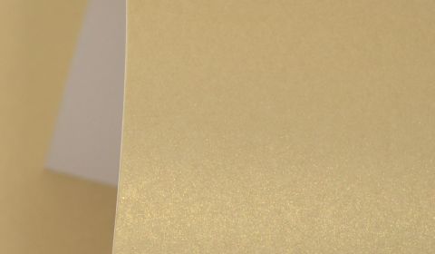 Harvest Gold Pure Pearl Single Sided Card 300gsm