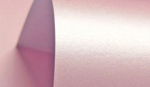 Powder Pink Pure Pearl Single Sided Card 300gsm
