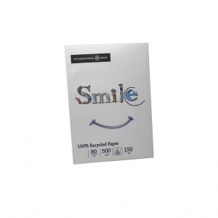 A4 (210x297mm) Smile 100% Recycled Paper 80gsm | 500 Sheets