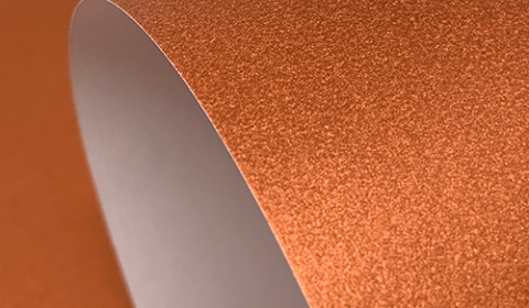 Copper Pure Pearl Single Sided Paper 100gsm