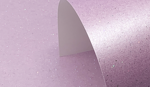 Powder Purple Pure Pearl Sparkle Card Single Sided 300gsm