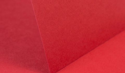 Christmas Red Plain Card 240gsm
