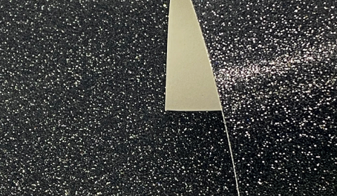 Black Glitter Card 220gsm
