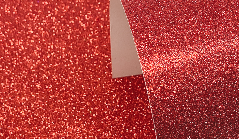 Red Glitter Card 220gsm