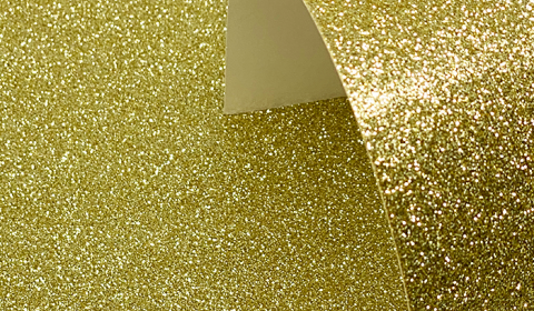 Gold Glitter Card 220gsm