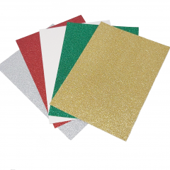 Mixed Christmas Glitter Card Pack