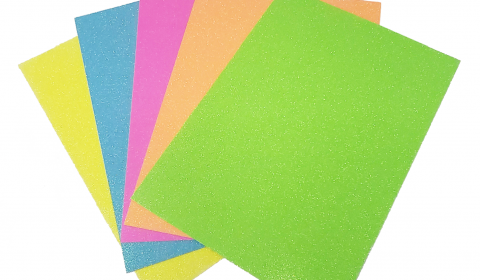 Neon Glitter Mixed Card Pack