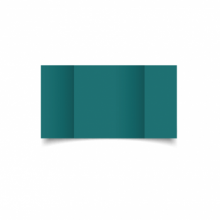 Teal Card Blanks Double Sided 240gsm-Large Square-Gatefold